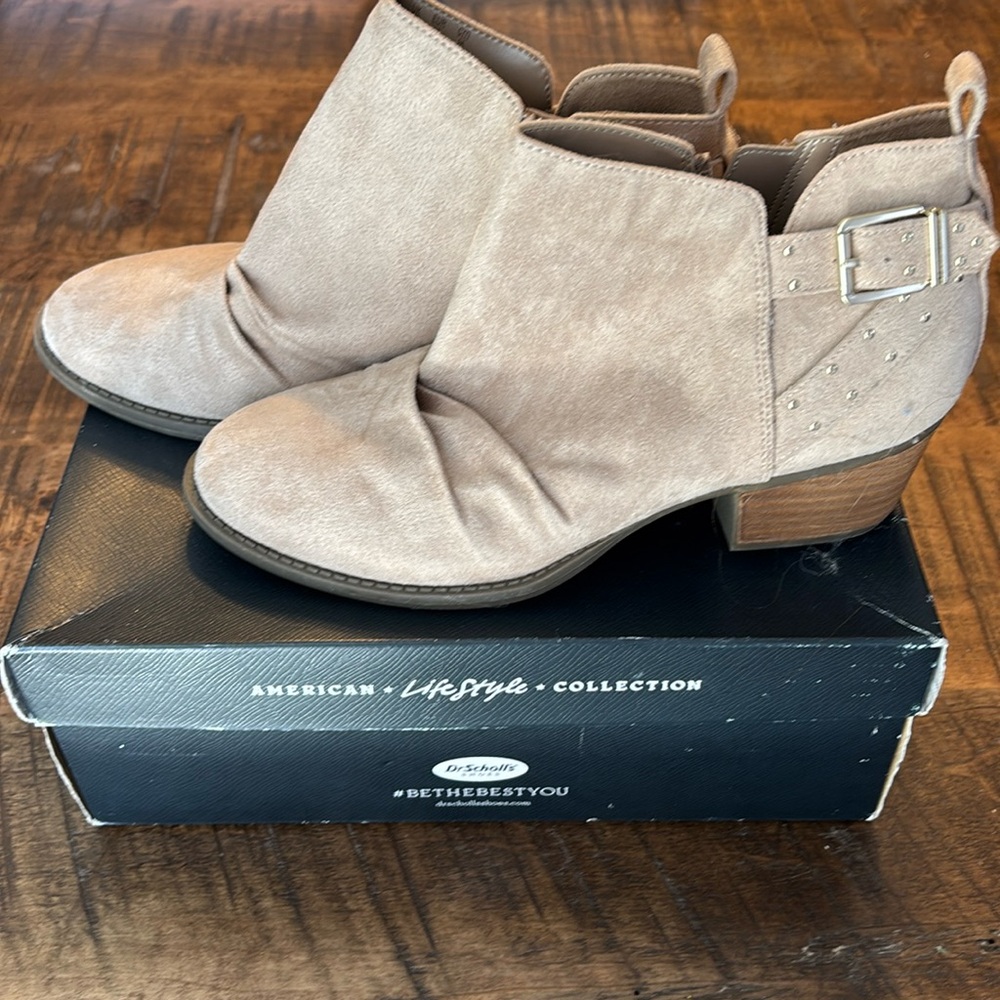 Dr. Scholl's Tan Ankle Boots
